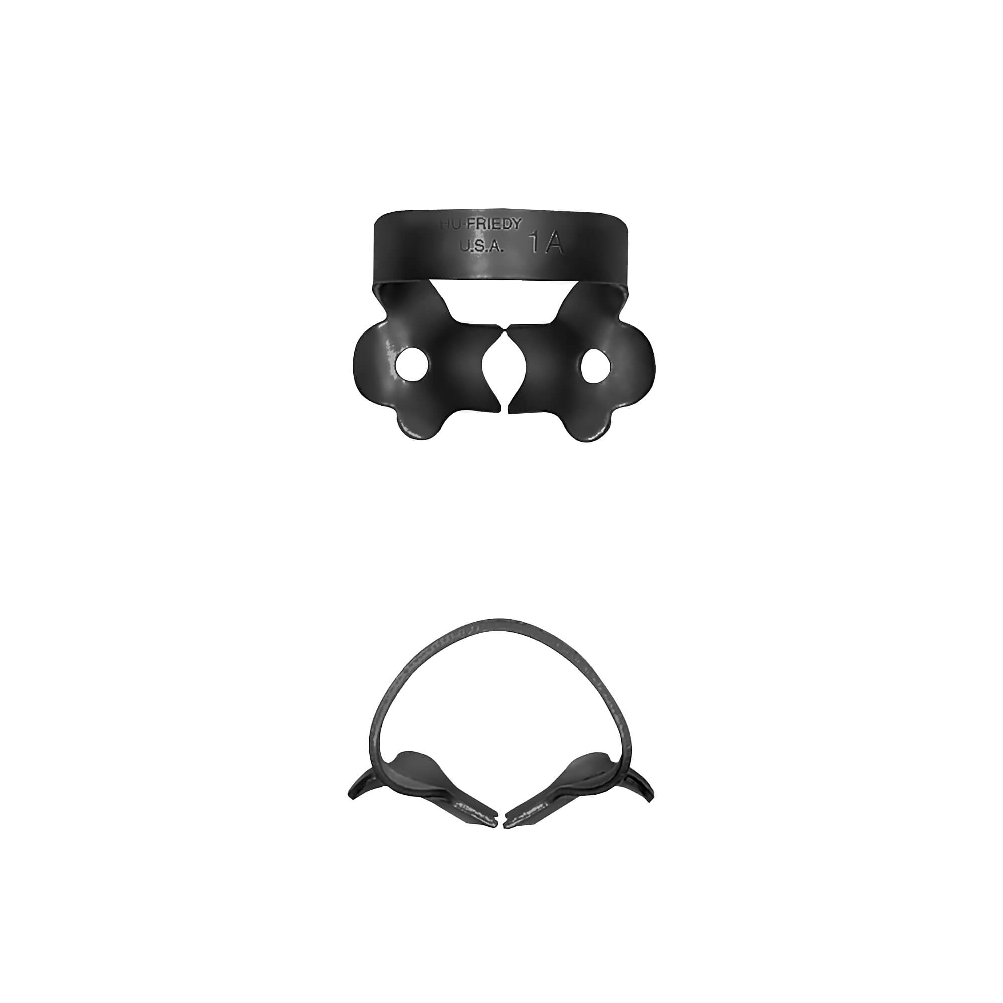 thumbnail image 2 of 1A Satin Steel Rubber Dam Clamp Black Line, Hu-Friedy 2 of 12