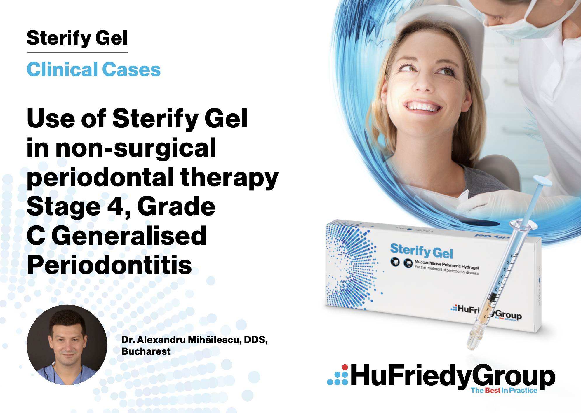 Use of Sterify Gel in non-surgical periodontal therapy Stage 4, Grade C Generalised Periodontitis